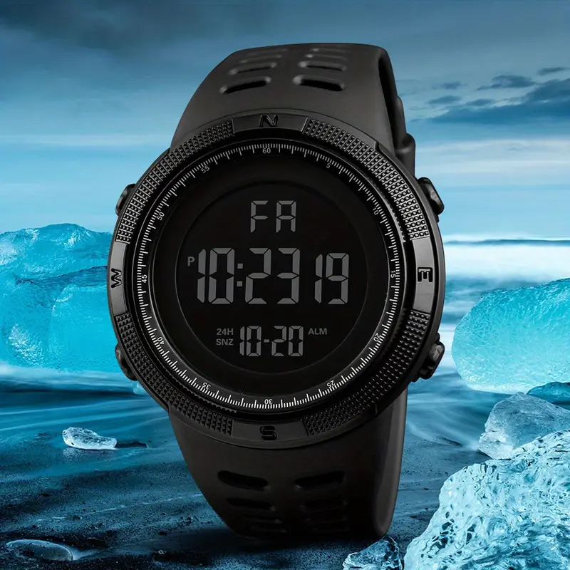 Rel-a reloj deportivo Negro-1