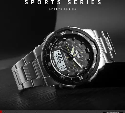 Rel-SKM SKMEI 1370 Reloj de lujo Deportivo
